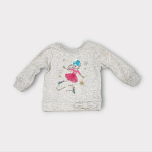 Garanimals Grey Ice Skater Sweater Grl 12m
